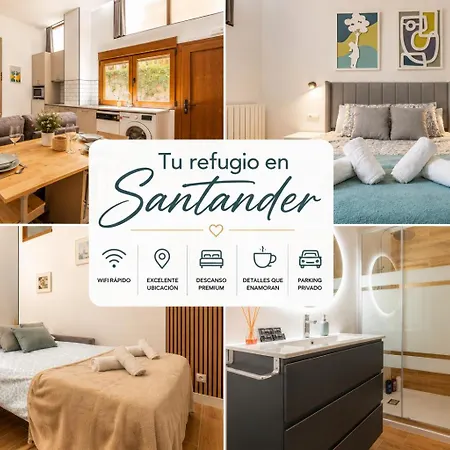 Centro - Jacuzzi - Parking Privado - Wifi - Playas Сантандер
